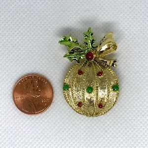 Vintage Holiday Brooch